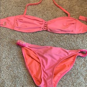 target neon pink bikini